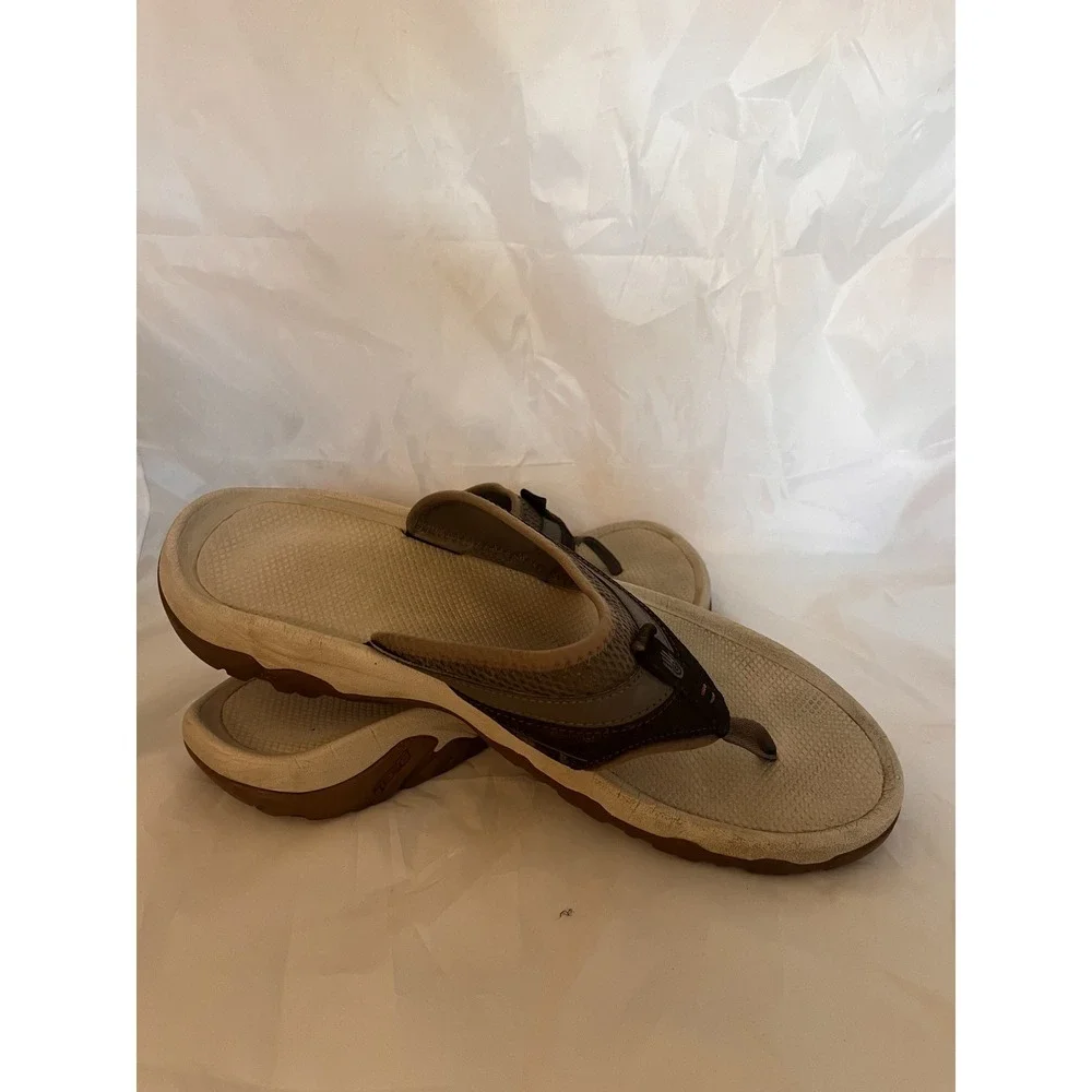 Teva Katavi Mens Brown Tan Suede Thong Sandals Hiking Flip Flops 1002432 Size 12